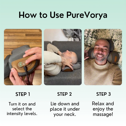 Pure Vorya | NeckRelief™ Thermal Pulse Massager